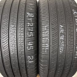 2 Tires 275 45 21 Pirelli Scorpion Zero As No Repairs