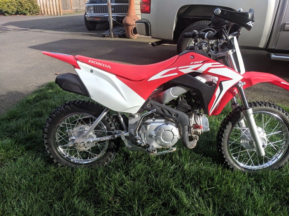 2019 Honda CRF 110 youth motorcycle fuel injected