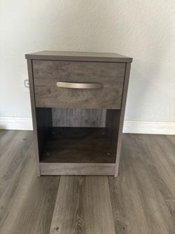 Brand New Nightstand And Lamp