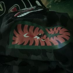 Bape Hoodie Gray
