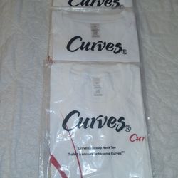 Curves Scoop Neck T- Shirt