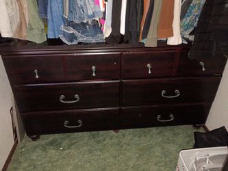 Dark oak dresser