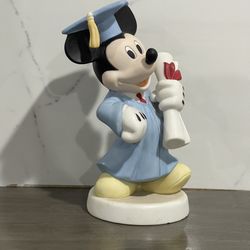 Vintage Precious Moments "Congrats! You did It!" Mickey Mouse Disney 