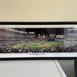 New York Yankees World Series Framed Panoramic Poster