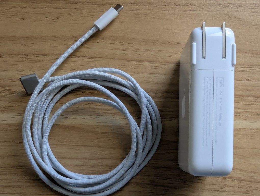 Original Apple 140w Power Adapter And Magsafe 3 Cable | Used | MacBook Pro 16