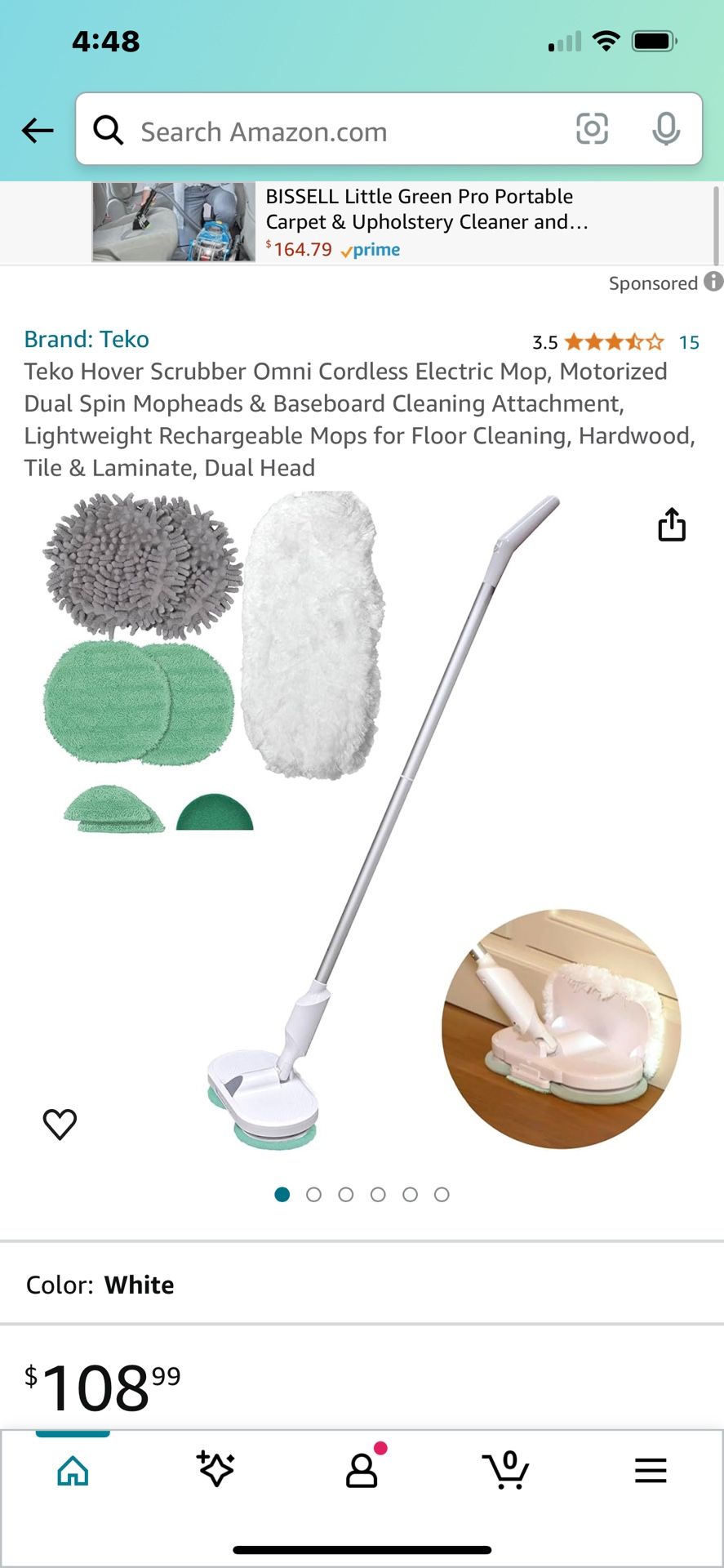 Hover Floor Scrubber T E K O