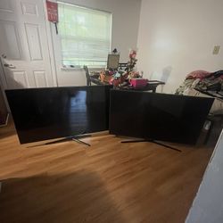 2 broken Samsung Flatscreen TVs 