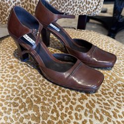 Alfani Heels, Size: 9W, Color: Brown