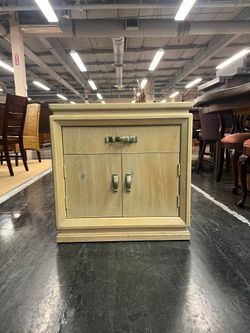 Natural Wood Thomasville Bedside Table