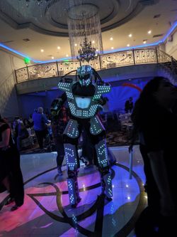 Led robot robot party for wedding quinceañera