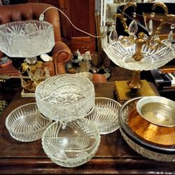 Antique Crystal Set $125