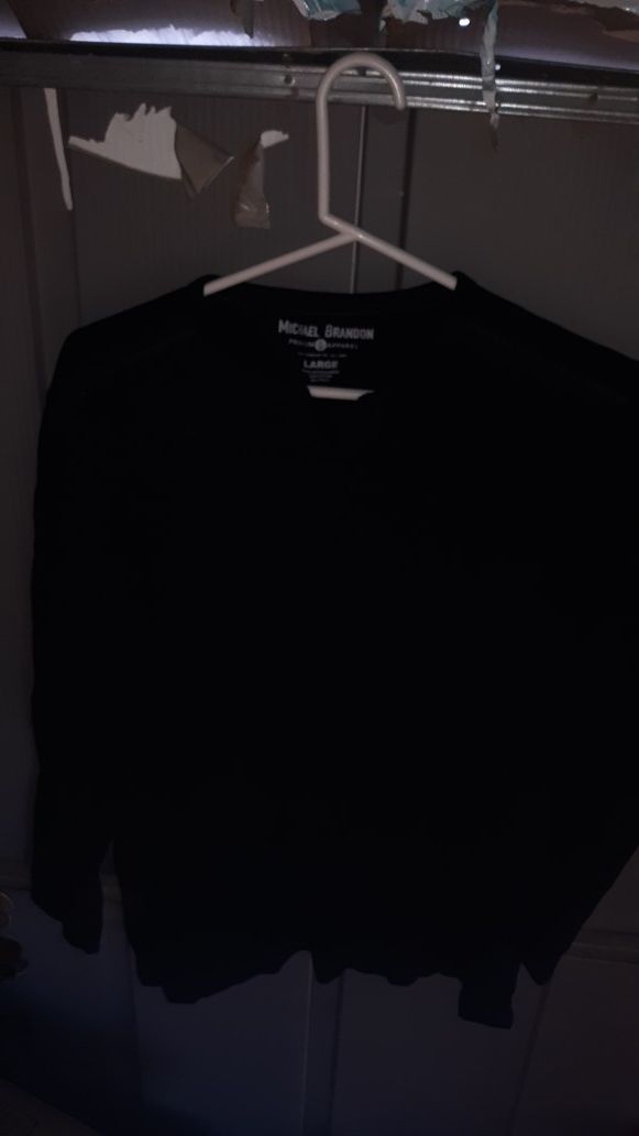 Michael brandon premium apparel long sleeve shirt size large