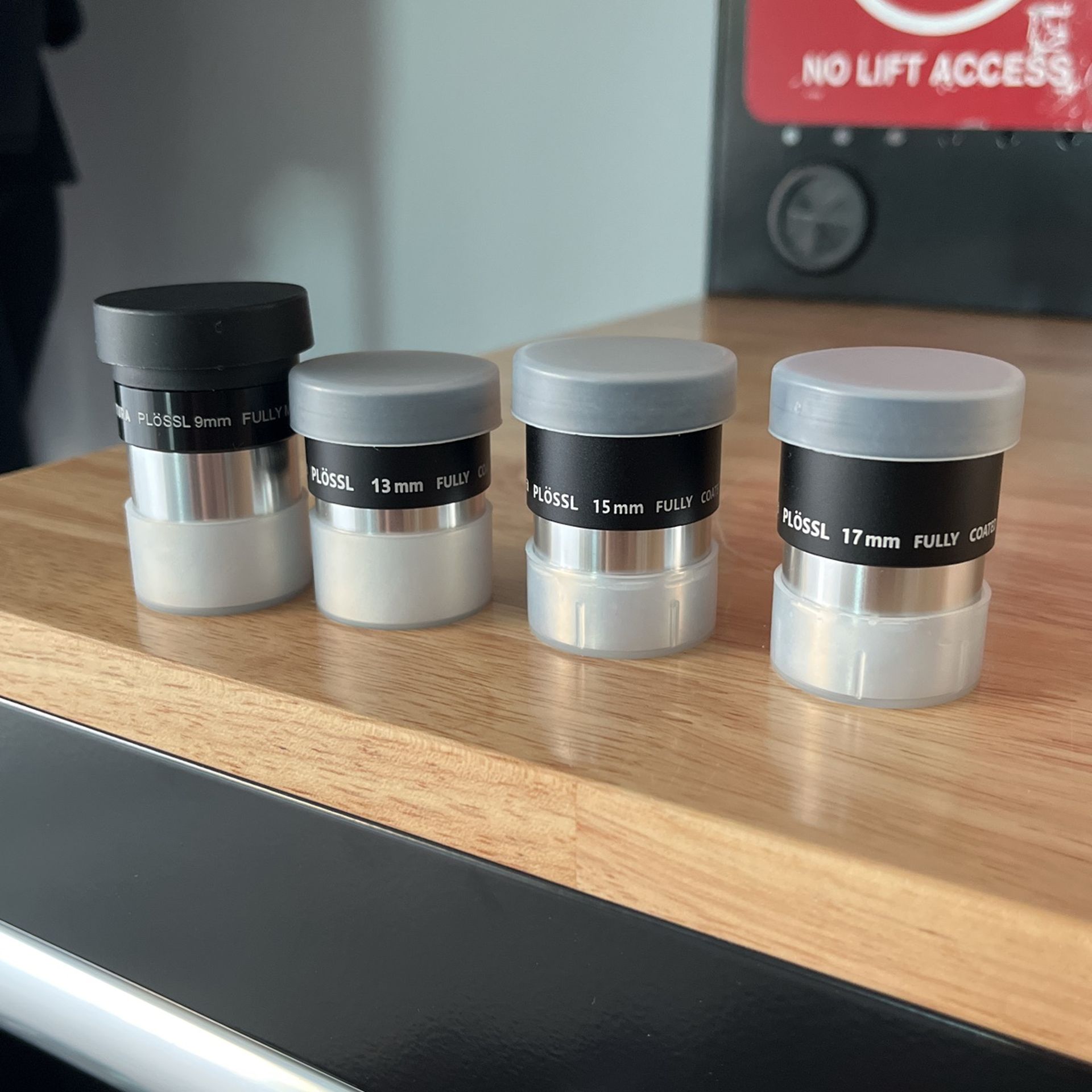 Plossl Eyepiece Set (9,13,15,17)