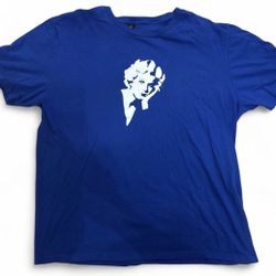 Marilyn Monroe tee shirt blue Size Xl