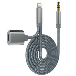 Aux Cord for iPhone with Charge Port, Car Aux Audio Cable for iPhone 11/11 Pr...