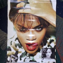 promotional poster for Rihanna's sixth studio album, Talk That Talk. The album was released on November 18, 2011, and the poster features the cover ar