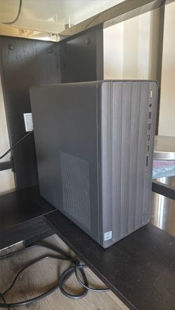 HP Desktop Pc Intel Core I5 with curved monitor and keyboard