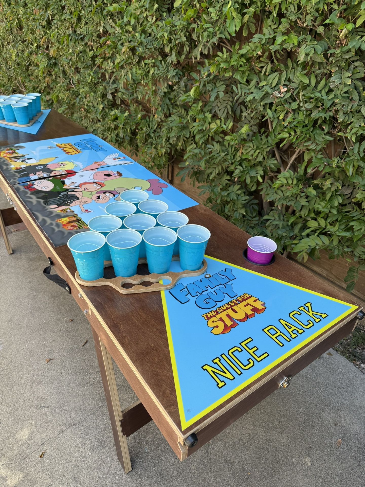 Beer Pong Table - Family Guy Beer Pong Table - Game Table