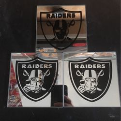 Raiders Mirror Coasters 