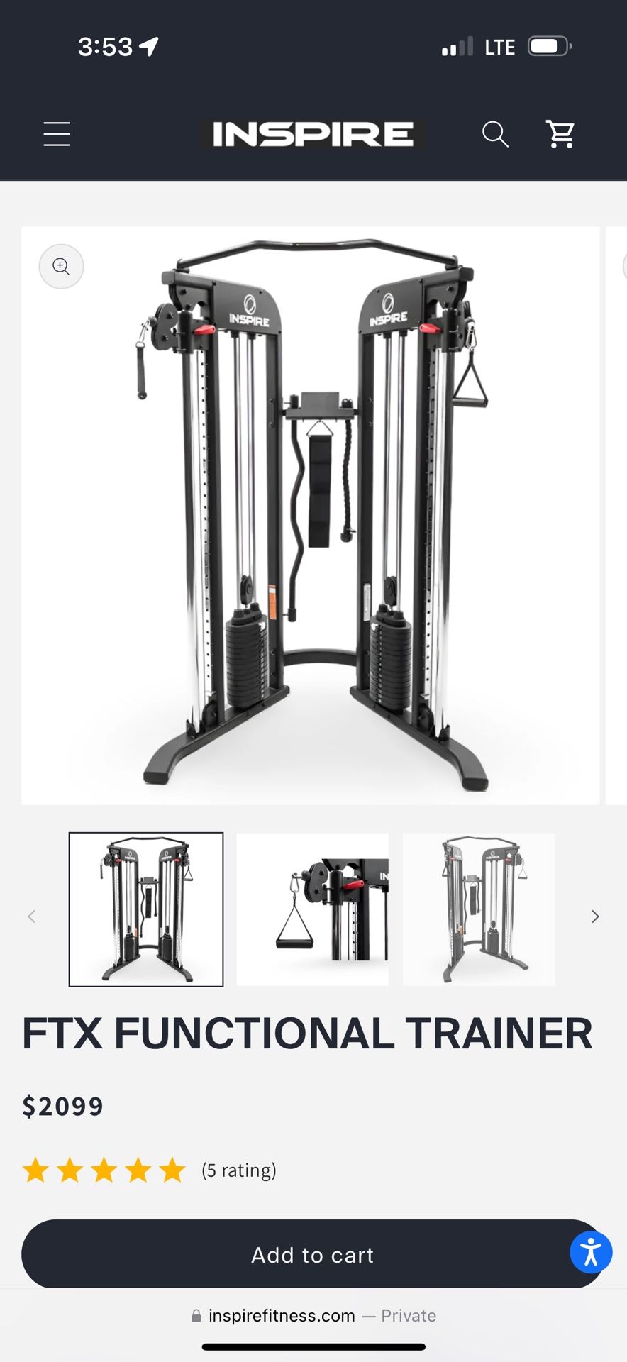 Inspire Fitness Cable Machine