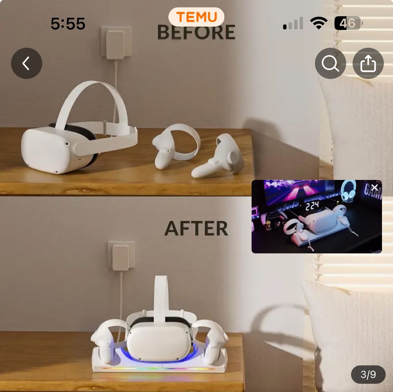 Charging Dock for Oculus Quest 2