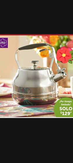 TETERA DE 2.5 QT CLÁSICA DE ACERO INOXIDABLE PRINCESS HOUSE 🌹🍓