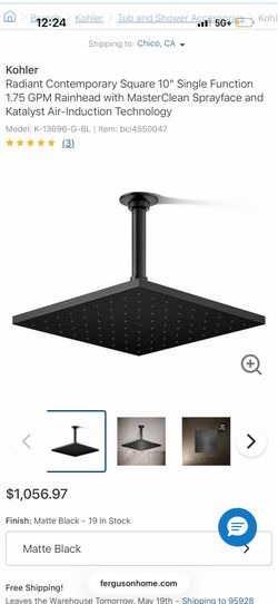 KHOLER RAINHEAD SHOWERHEAD