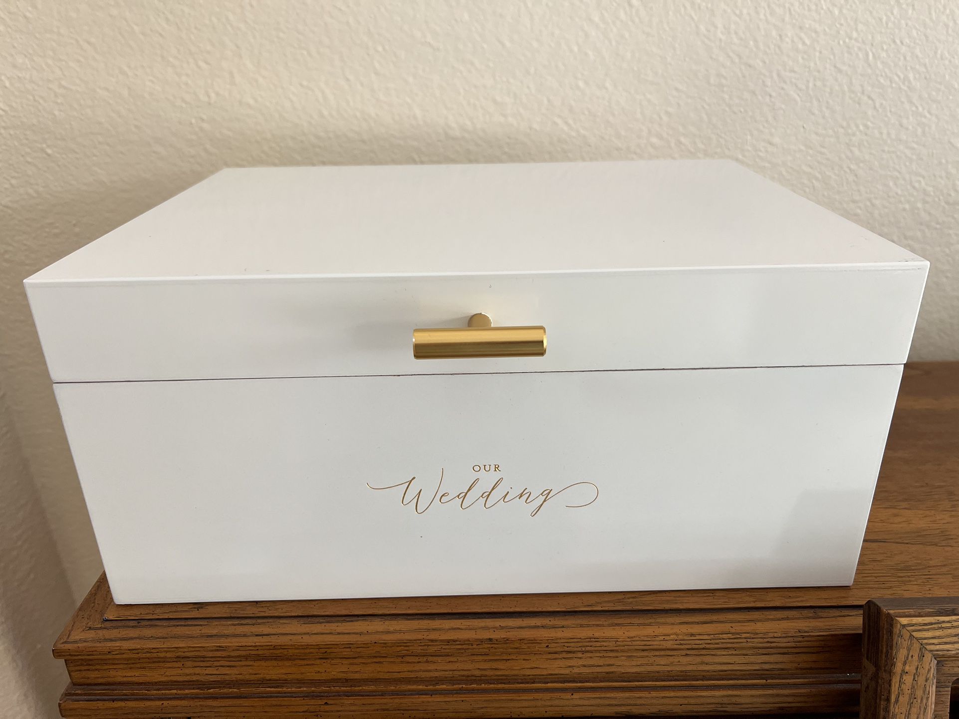 White Gift Card Box, Note Cards