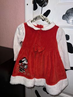 Vintage Minnie Mouse Christmas Dress 
