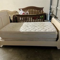 Twin Size Bed Box Spring  And Mattress