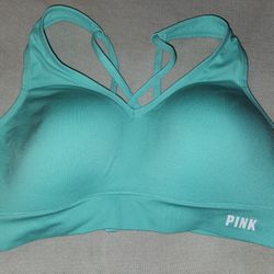 Women's Pink Active Seamless Sports Bra Size Large 