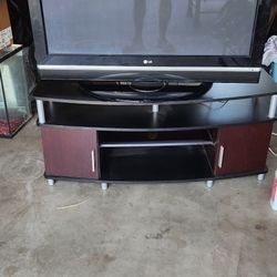 Entertainment Center & TV $50
