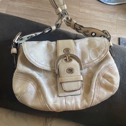 Womens Off White COACH Bag