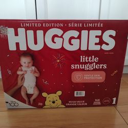 Huggies Little Snugglers, Size 1 (168ct)