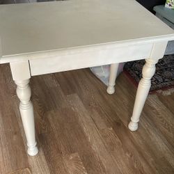 $20 Outlook International Small Solid Wood Desk, White