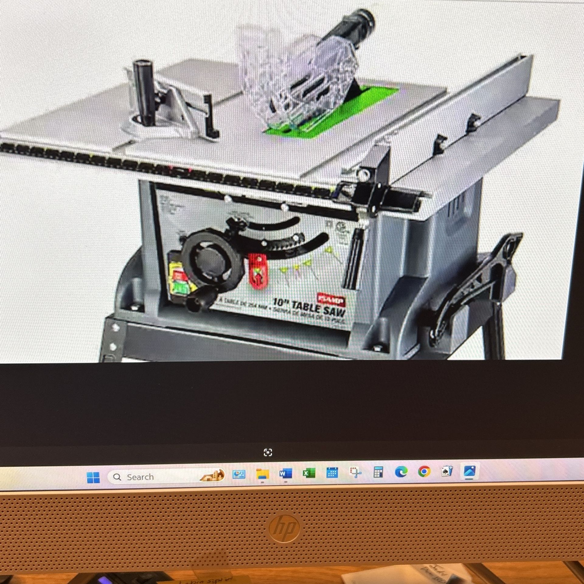 Delta 10 inch 15 amp table saw