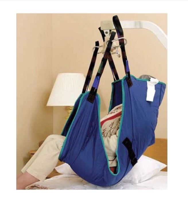 Invacare Heavy-Duty Full Body Mesh Lift Sling Without Commode Opening Max 450 lbs.