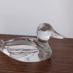 Vintage Little Glass Duck.