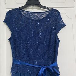 Navy Blue Dress 