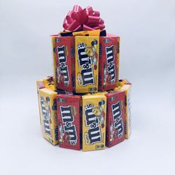 Large M&M Candy Cake
