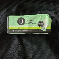 $1 Each (9 Available) U By Kotex Clean & Secure 16 Count Liners