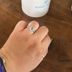 Light blue ring