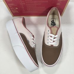 Vans Authentic Stackform Platform Earthy Blocking Multi Color Sneakers Women 10