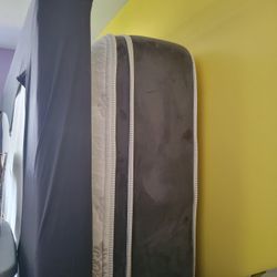 Queen Mattress, Box Frame And Bed Frame