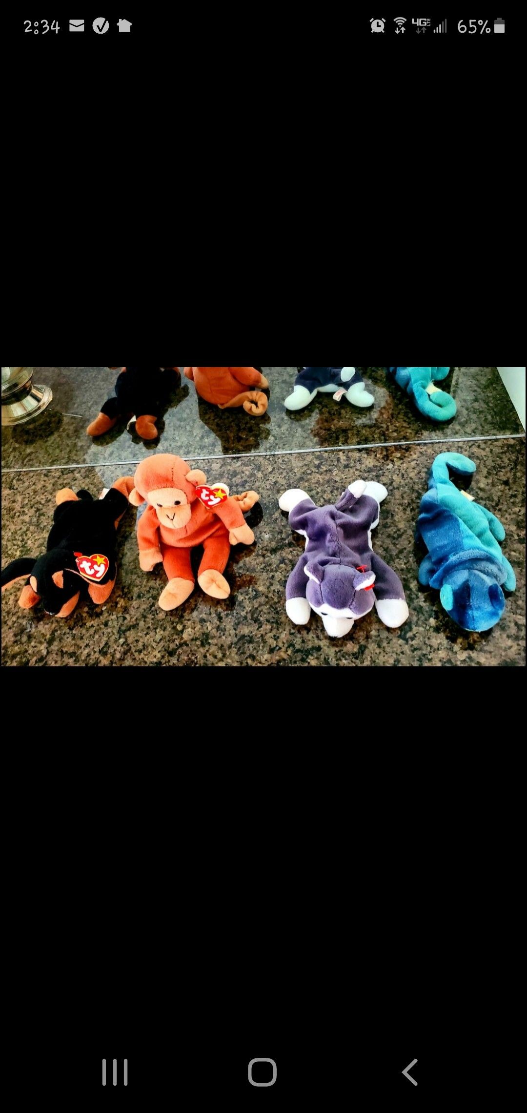 All 3 Retired TY Beanie Babies Classic Original Collectors