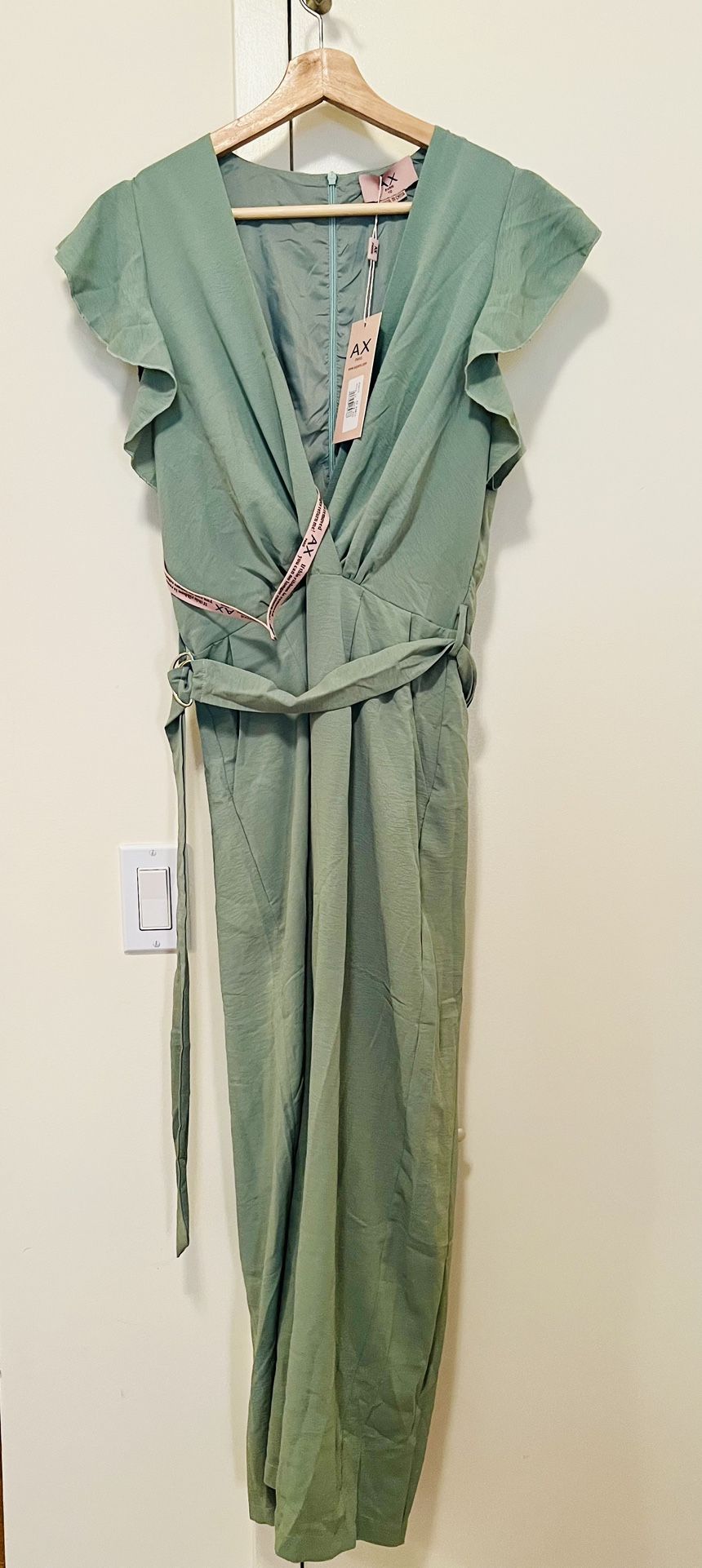 Green Fluid jumpsuit 