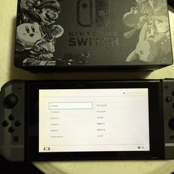 Nintendo Switch Super Smash Bros Edition