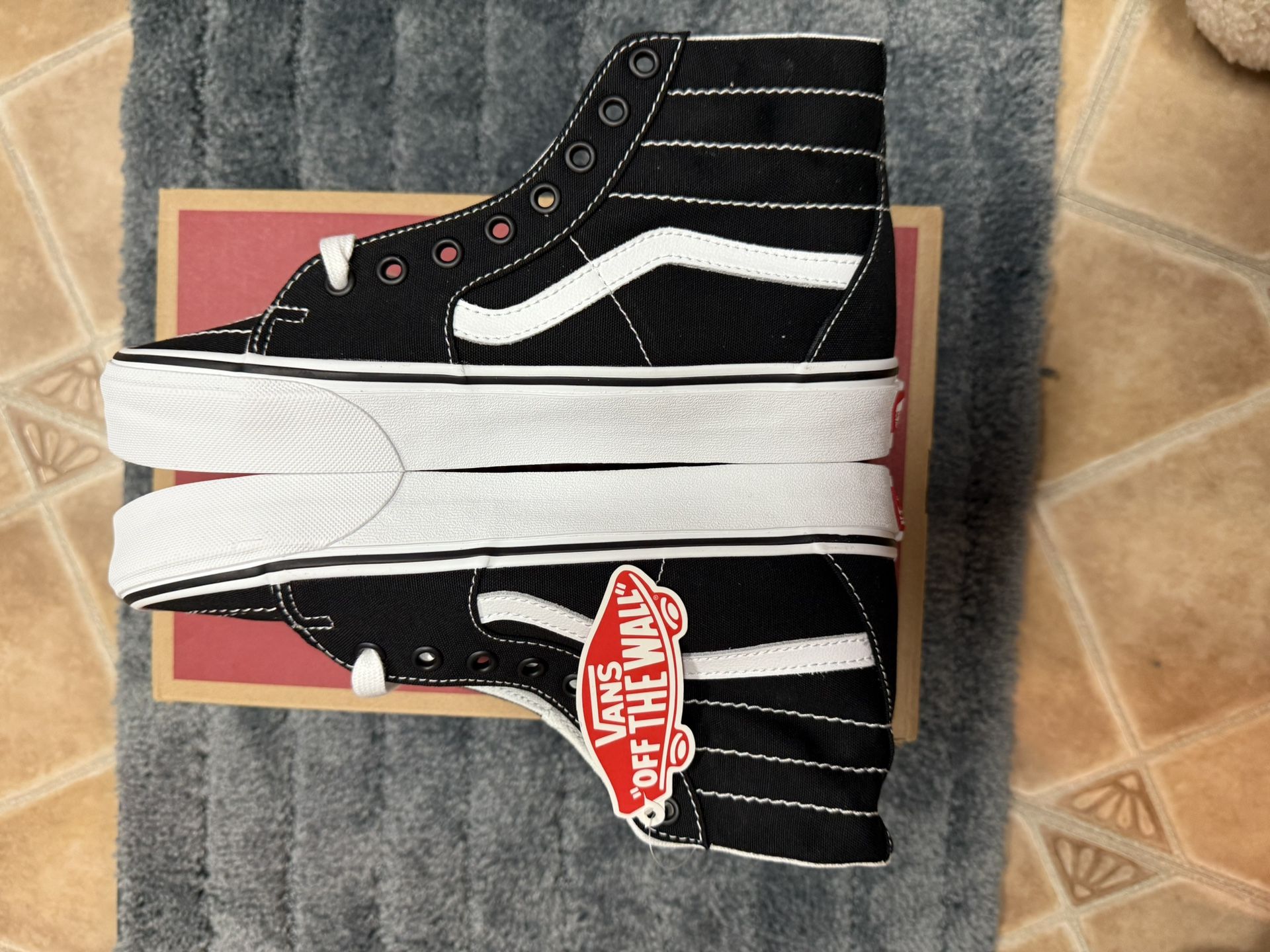 Brand New High Top Vans - Size 8.5 Women’s Or Men’s 7
