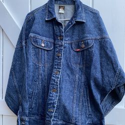 Vintage Lee Riders Denim Jean Trucker Jacket Woman’s Size 5 PATD-153438