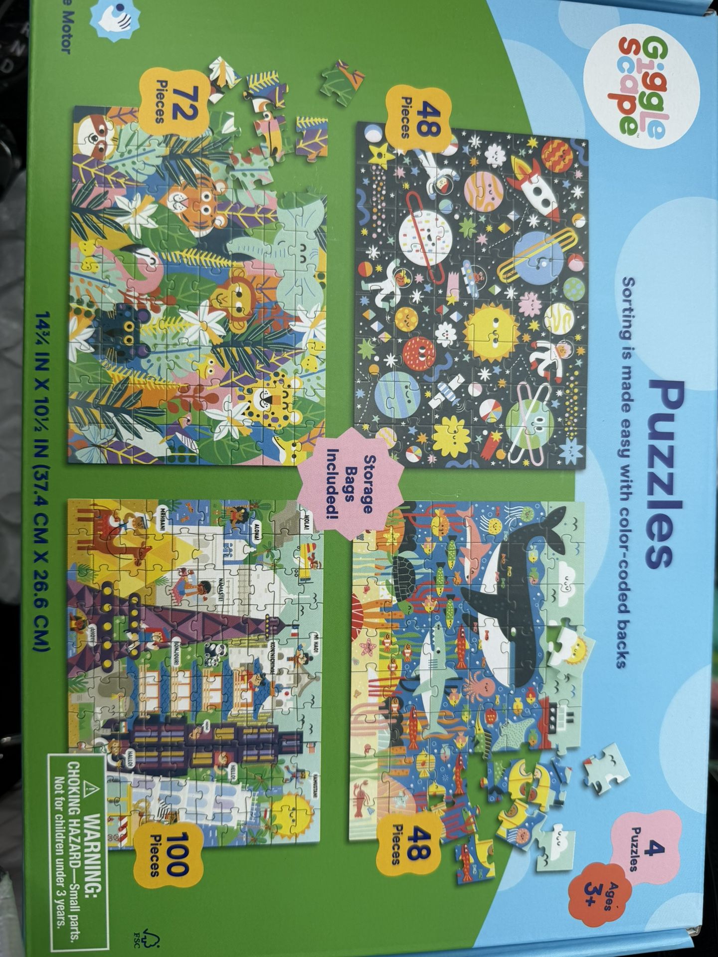 Brand New Kids Puzzles Perfect For Christmas